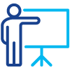 icon of person presenting