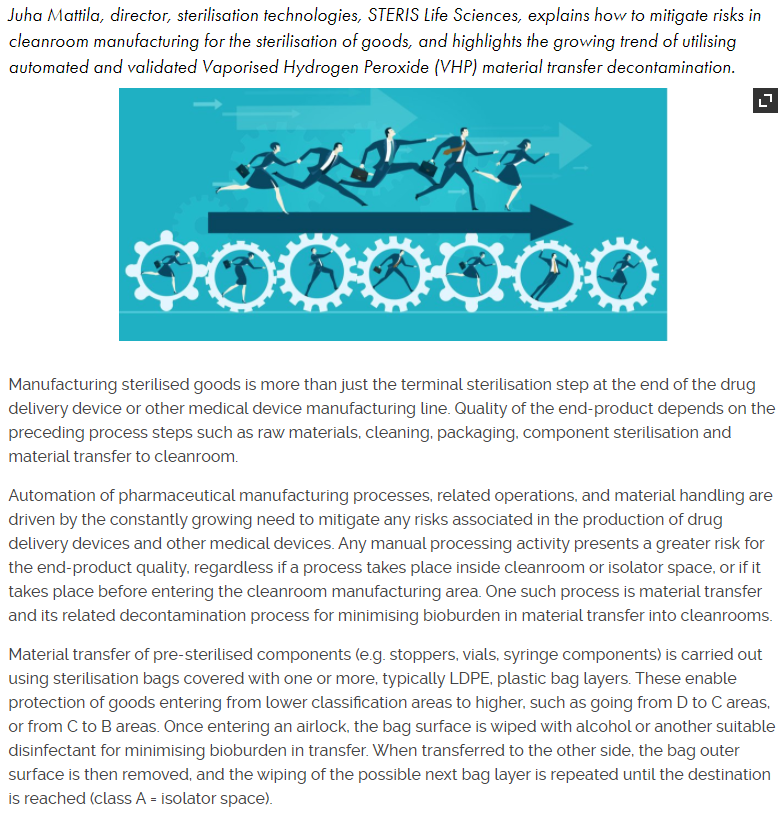 Changing Gear: How to Mitigate Risks in Cleanroom Manufacturing
